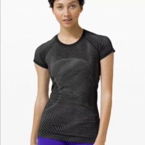 Lululemon run swiftly black illusion 6 Seawheeze